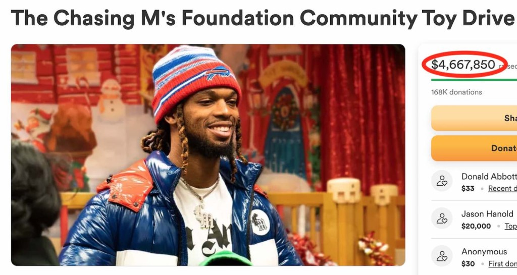 NFL Fans Shocked by Sudden Collapse of Athlete Donate $5 Million in 24-hrs to His Humble Toy Drive–Including Tom Brady