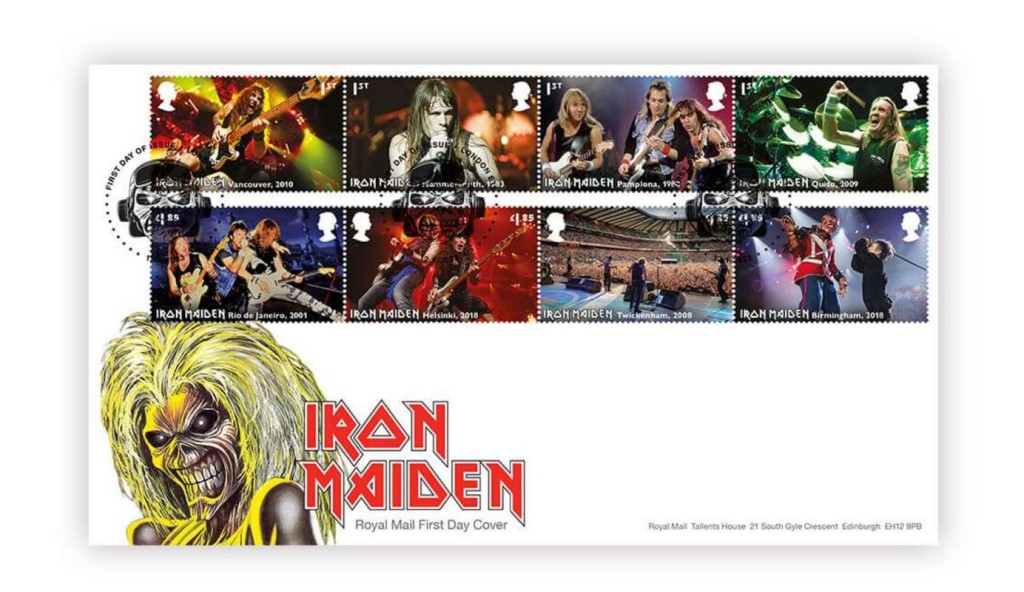 Iron Maiden Wins Royal Mail Seal of Approval With 12 New Stamps