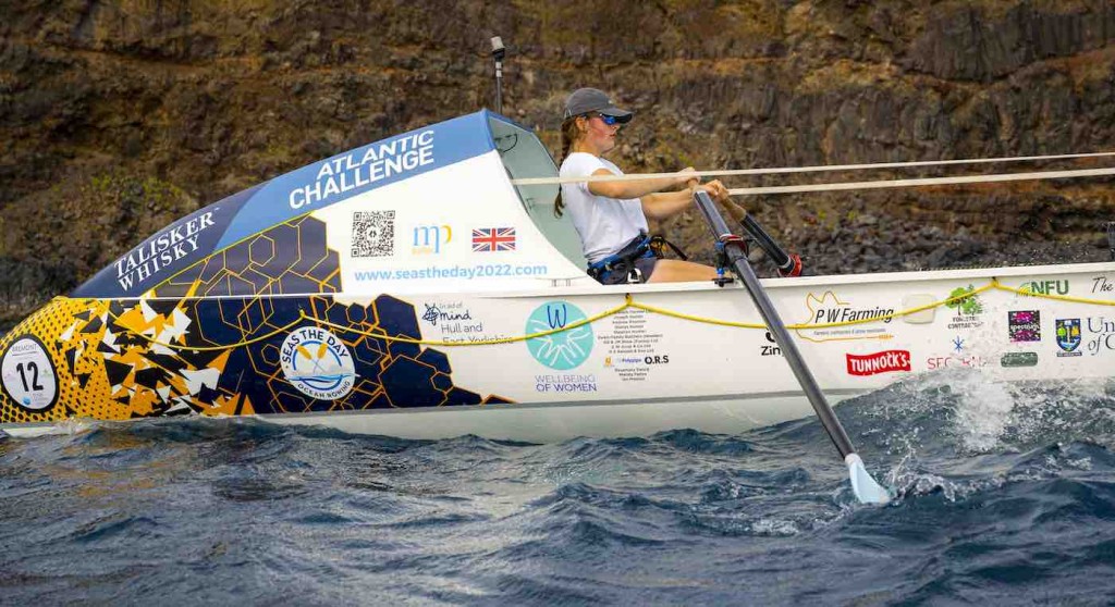 23-Year-Old Rows Solo 3,000 Miles Across Atlantic Setting Race Record for Female