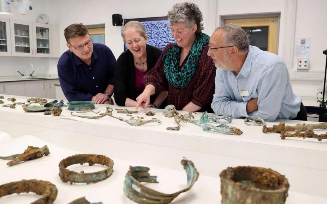 ‘Exceptional’ Hoard of 800 Iron Age Artifacts Found Mysteriously Burned and Buried in UK Field