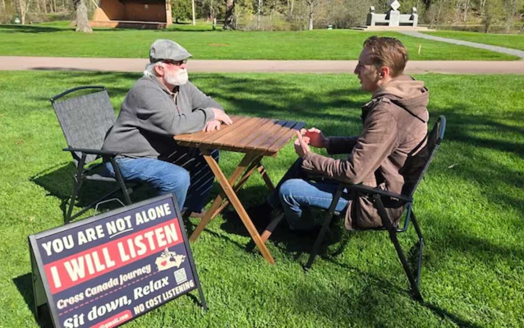 This Man Will Listen to You Talk About Anything, Won’t Charge a Dime, and Is Coming to a Town Near You