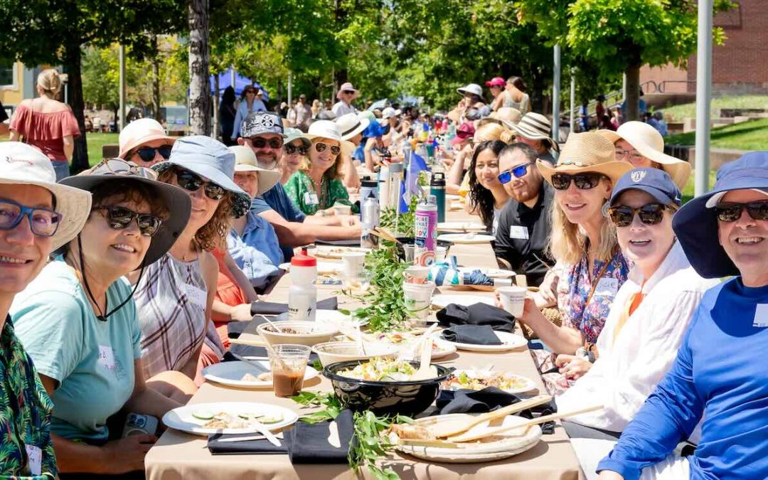 ‘Mile Long Table’ in Denver Seats Thousands of Strangers to Eat and Celebrate Community Together