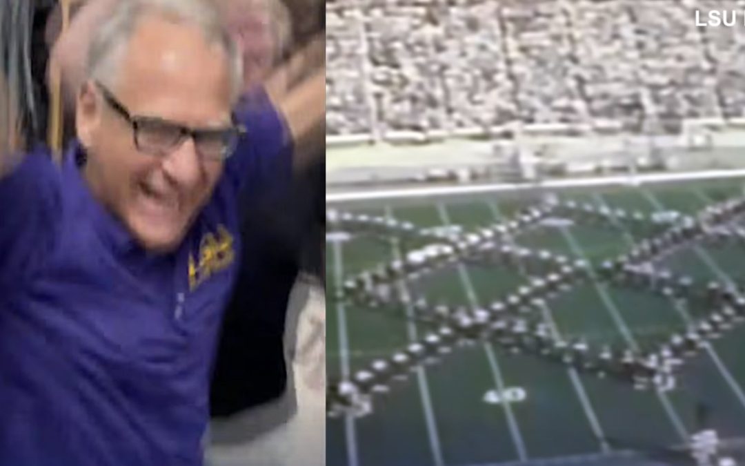 66-Year-Old Man Fulfills Lifelong Dream and Becomes Oldest Member of LSU Marching Band (Watch)