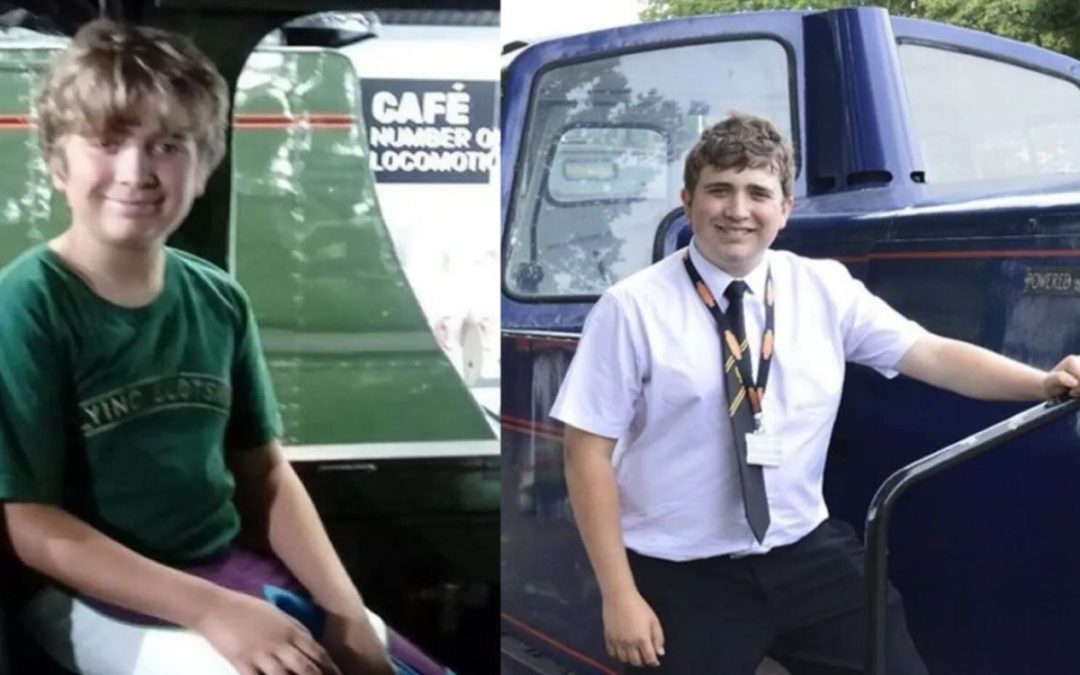 Boy Follows Track in His Heart to Dream Job ‘I’ve Always Loved trains–Now I’m Qualified to Drive         O     ne ‘