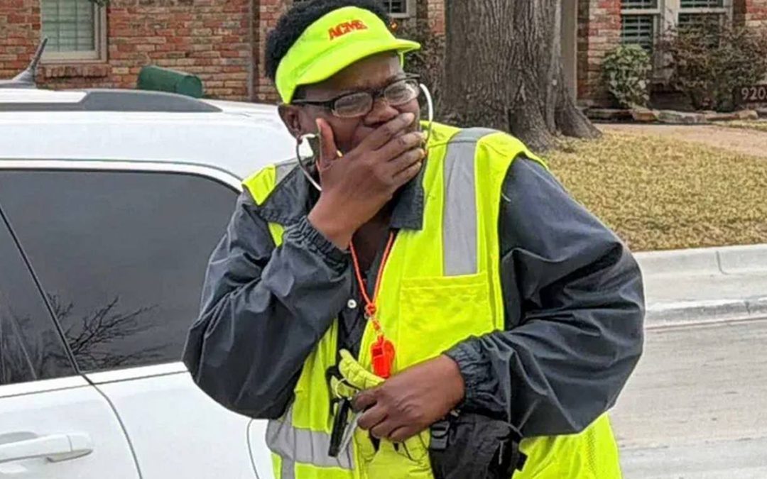Community Dads Raise Thousands to Surprise Beloved School Crossing Guard with a New Car