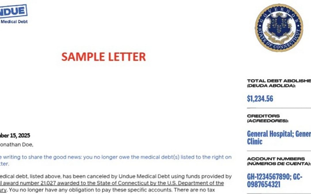 US Nonprofit Again Wipes Out Millions in Hospital Bills–This Time for 97,000 Residents of Connecticut