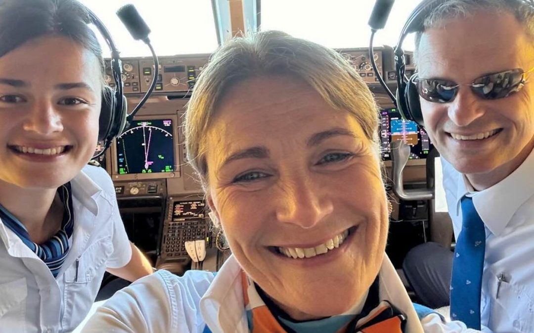 Daughter Gets to Join Dad as Co-Pilot, With Mom Serving on Flight’s Cabin Crew: A Surprise Full Circle Moment